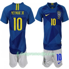 Brazil Dres Neymar JR 10 Dječji Gostujući Svjetsko prvenstvo 2018